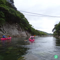 屋久島栗生川カヤック""