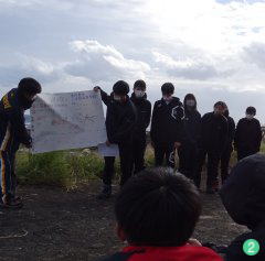 屋久島学校研修海と陸の境目を探る""